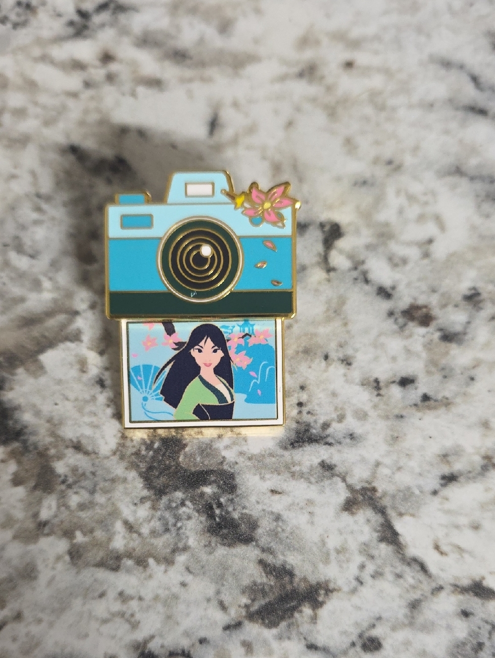 Disney Mulan Princess Camera slider pin released in June 2025